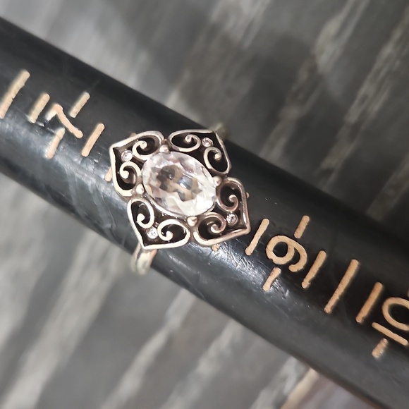 Brighton Alcazar Crystal Ring Sz 8 - Picture 4 of 5